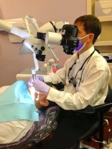 In this photo, I'm using about $80,000 worth of technology. You want cheap dentistry? Then you can't have a dentist with modern technology.