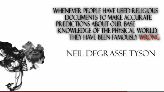 NdT quote religion wrong